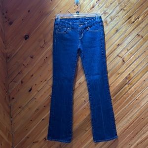 7 For All Mankind premium boot cut jeans size 25 x 32 excellent condition!